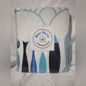 New Now House Johnathan Adler 72 in Shower Curtain Fish Print